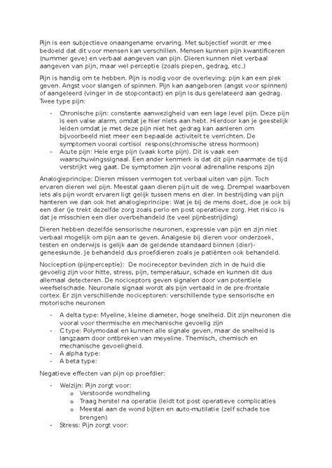 onaangename ervaring