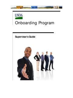 Read Onboarding Program Usda 