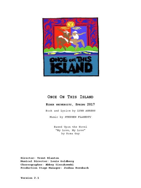 Once On This Island Script