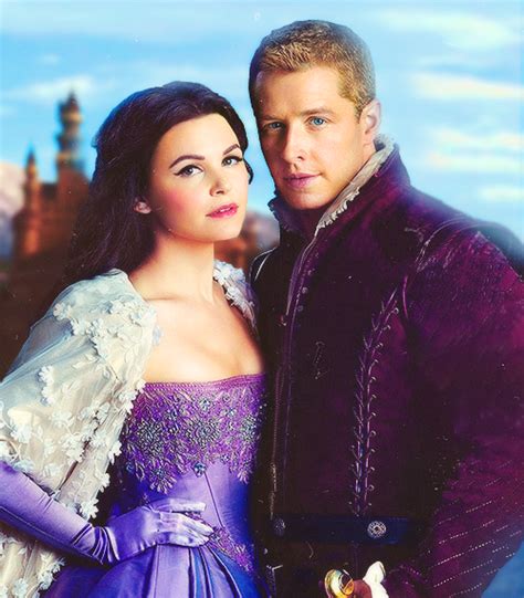 Once Upon A Time Snow White And Prince Charming Wallpaper
