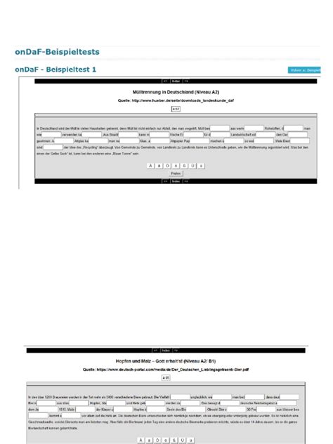 Ondaf Sample Test
