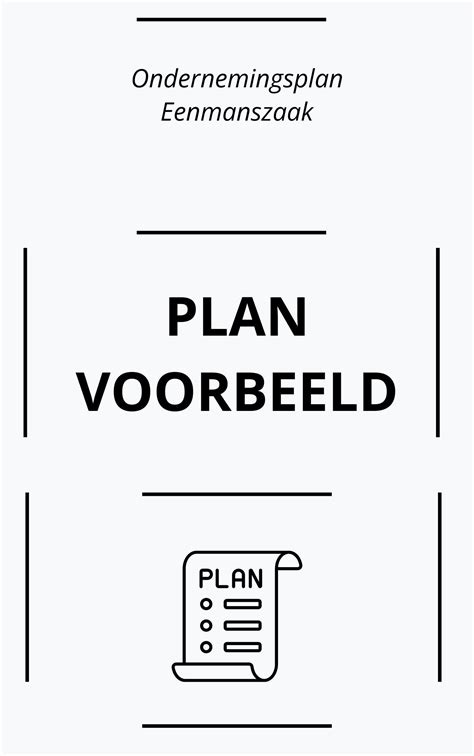 ondernemingsplan doel
