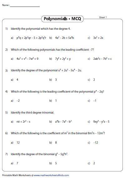 one degree factor answers