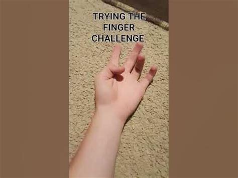 one finger challenge nude