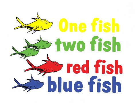 One Fish Two Fish Red Fish Blue Fish ( I Can Read It All By Myself)