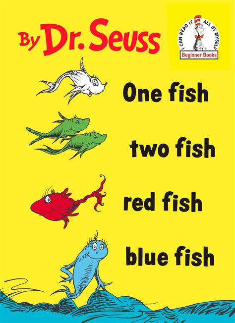 One Fish Two Red Blue Dr Seuss