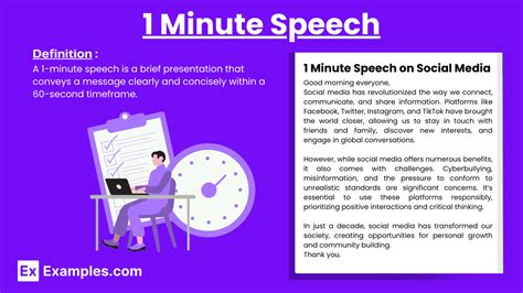 One Minute Speech Topics
