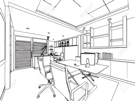 One Point Perspective Office Building