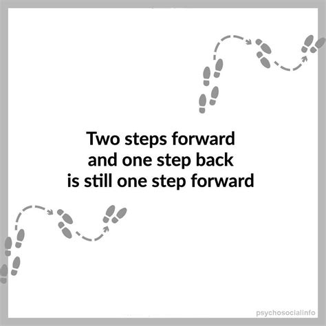 One Step Forward And Two Steps Back