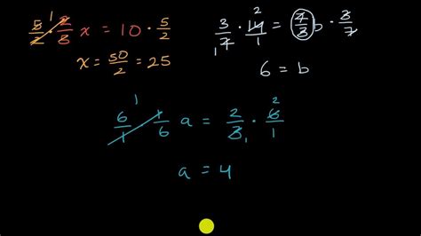 One Step Multiplication Equations Fractional Coefficients Khan Academy One Step Equations With Division - One Step Equations With Division
