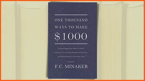 one thousand ways to make 1000 dollars