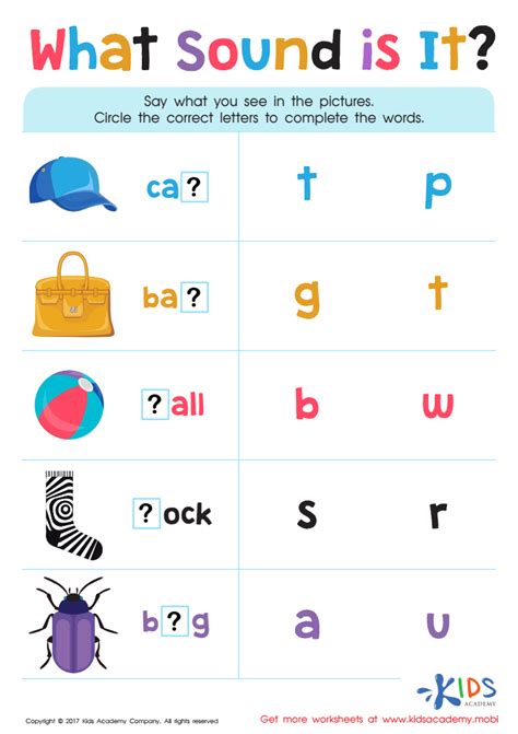 One To One Letter Sound Correspondence Kids Academy Letter Sound Correspondence Worksheet - Letter Sound Correspondence Worksheet