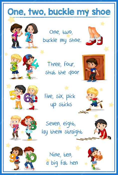 One Two Buckle My Shoe Counting Song For One Two Buckle My Shoe Activities - One Two Buckle My Shoe Activities