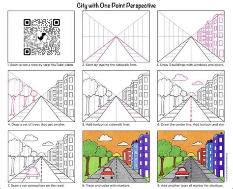 Full Download One Point Perspective City Drawing A Tutorial 