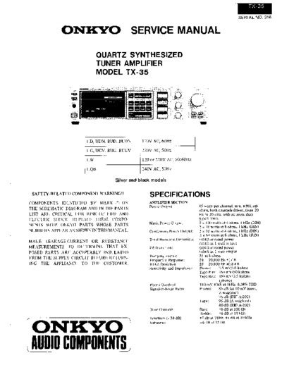 Full Download Onkyo Tx 35 User Guide 