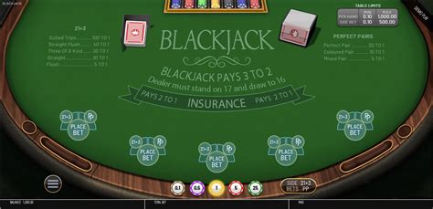 Classic Blackjack — online blackjack table