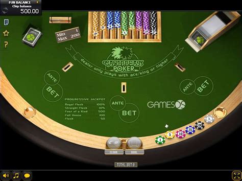 online casino caribbean stud poker