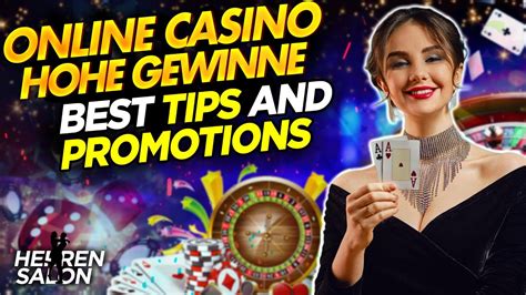 online casino hohe gewinne Deutsche Online Casino