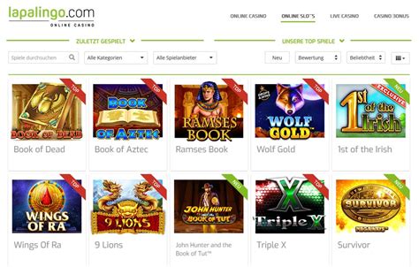 online casino lapalingo.com 10 bonus ohne einzahlung njth france