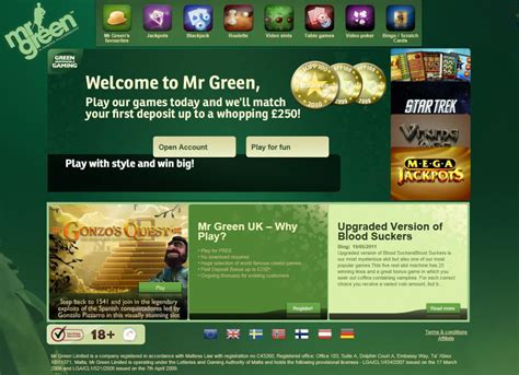 online casino mr green udns