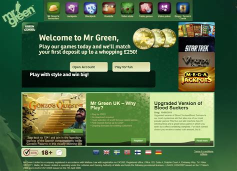 online casino mr green vvre belgium