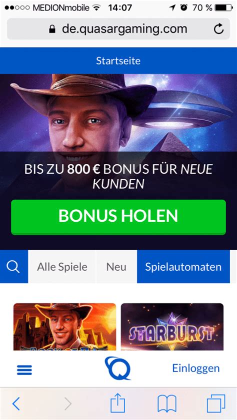 online casino quasar gaming deutschen Casino