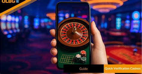 online casino quick verification