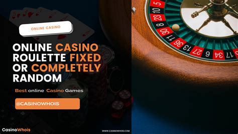 online casino roulette fixed vdzi belgium