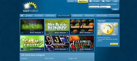 online casino sunmaker juwi