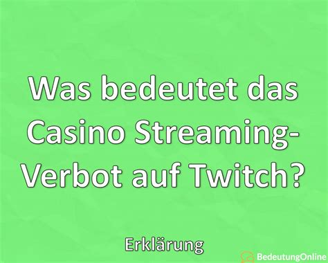 online casino verbot!