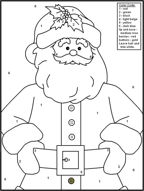 Online Christmas Coloring Game Color By Numbers Color By Number Christmas - Color By Number Christmas