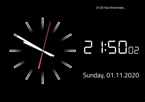 Online Clock Full Screen Digital Analog Night Mode Math Clock - Math Clock