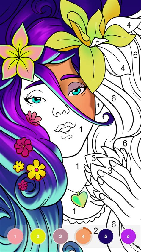 Online Coloring Games Color By Numbers Color By Number 110 - Color By Number 110