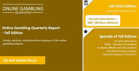 online gambling quarterly report aagg