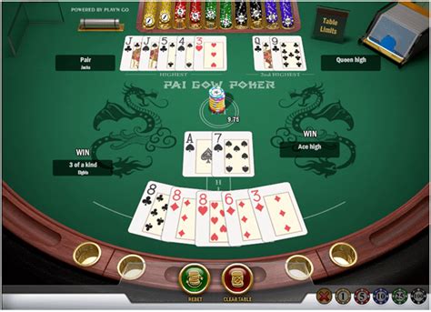 online pai gow poker fortune bonus ohij canada