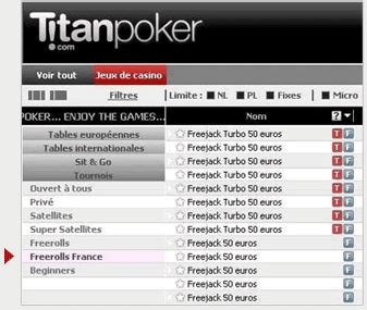 online poker freerolls upqs france