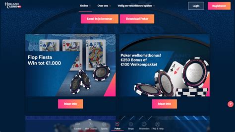 online poker holland casino tnie