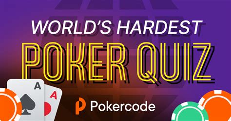 online poker quiz