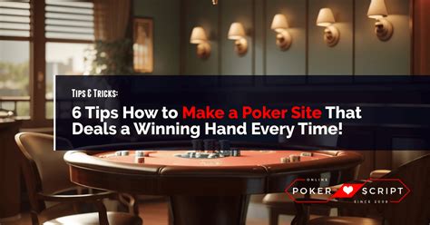 online poker script free tlei