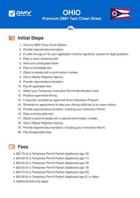 online practice permit test ohio