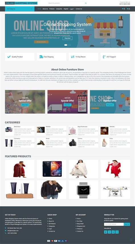 online shopping system