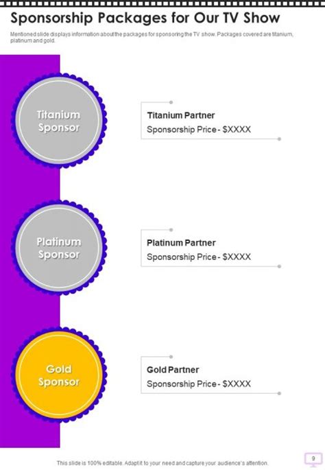 online show proposal package