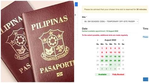 online slot appointment passport
