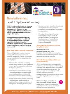 Read Online Online Learning Level 5 Diploma In Housing 