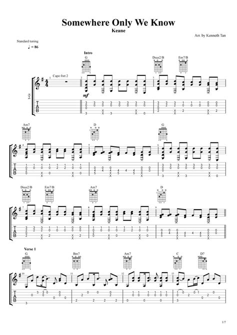 Only We Know Chords