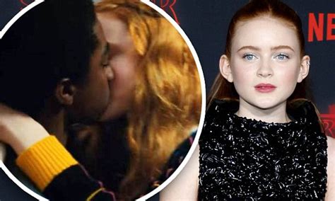 Sadie Sink stressed out by unscripted Stranger Things kiss