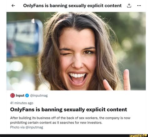 onlyfans banning sexually explicit content