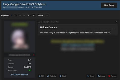 onlyfans forums leaks