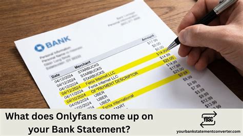 onlyfans on bank statement