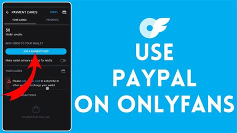 onlyfans paypal